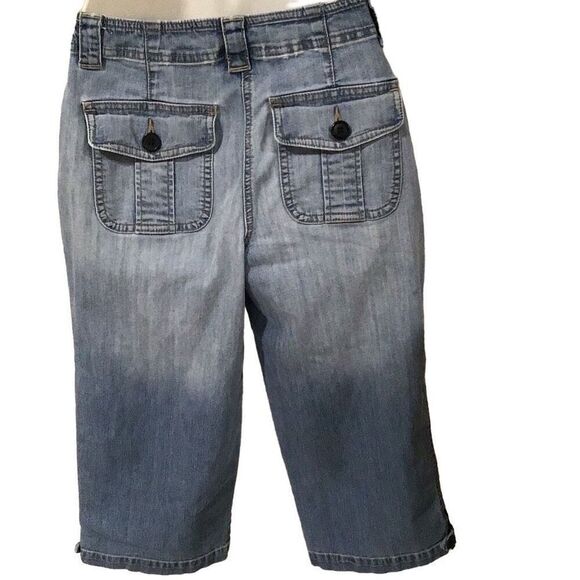 Jeans, Talbots Womens Capri Jeans, Size 2P, Blue. - Picture 2 of 6